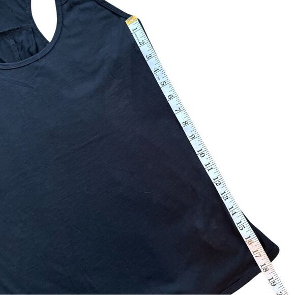 Marika Megan Yoga Pleated Back Tank Black Size Large NWT - Picture 12 of 16